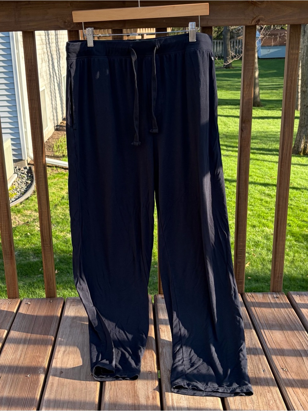 Mack Weldon Men's Black Drawstring Lounge Pants